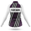 Custom Team Name M5 Dark Purple - Women's Cycling Kit