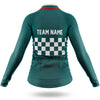 Custom Team Name M7 Green - Women's Cycling Kit