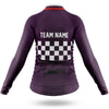 Custom Team Name M7 Dark Purple - Women's Cycling Kit