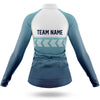 Custom Team Name S4 Blue - Women's Cycling Kit
