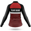Custom Team Name M6 Red - Women's Cycling Kit