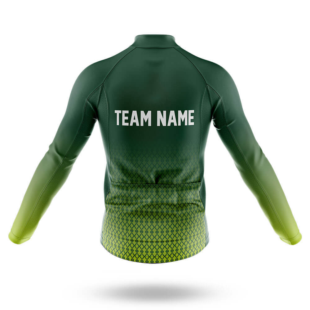 Custom Team Name S1 Green - Men's Cycling Kit
