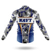 Navy Camo Veteran - Men's Cycling Kit