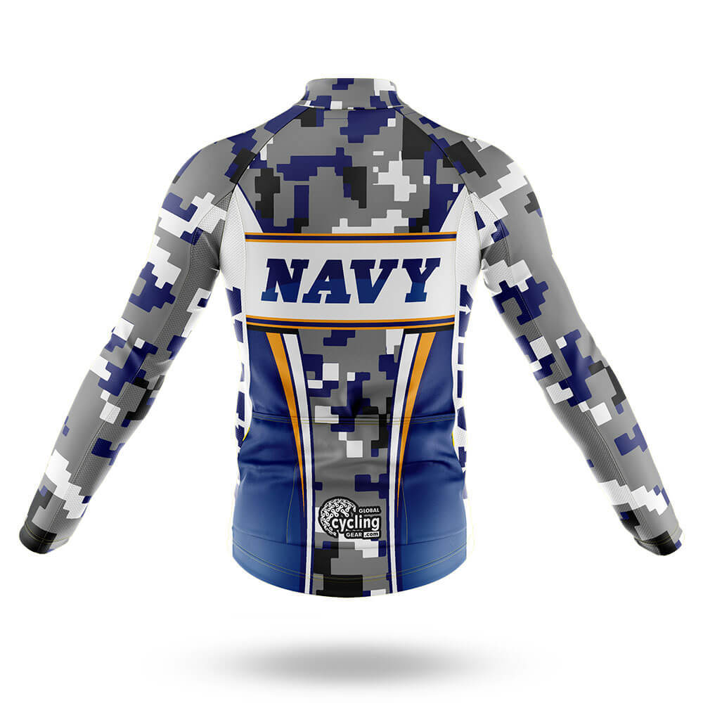 Navy Camo Veteran - Men's Cycling Kit