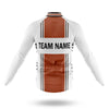 Custom Team Name M4 Orange - Men's Cycling Kit