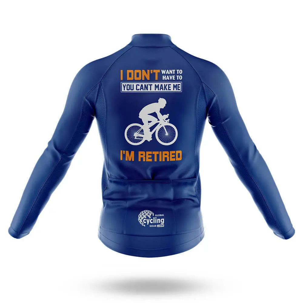 I'm Retired - Navy - Men's Cycling Kit