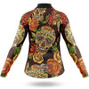 Colorful Sugar Skulls V2 - Women's Cycling Kit
