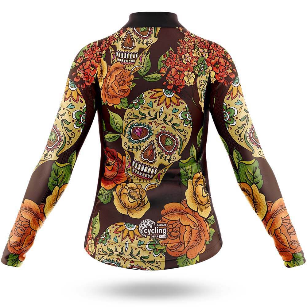 Colorful Sugar Skulls V2 - Women's Cycling Kit