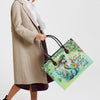 Bigcrowns SHE IS TOSSED BY THE WAVES MERMAID LEATHER HANDBAG W0104242