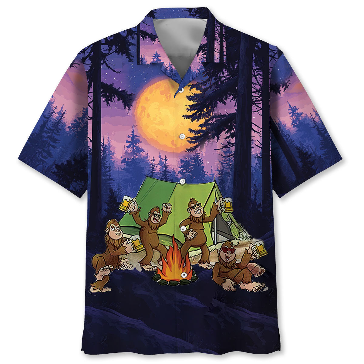 If I'm Drunk It's My Camping Friend's Fault Hawaiian Shirt