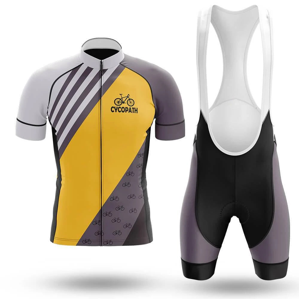 Cycopath Men's Cycling Jersey Set, Road Bike Cycling Kit for Men, Biking Outfit, Bicycle Suit, Team Racing Uniform