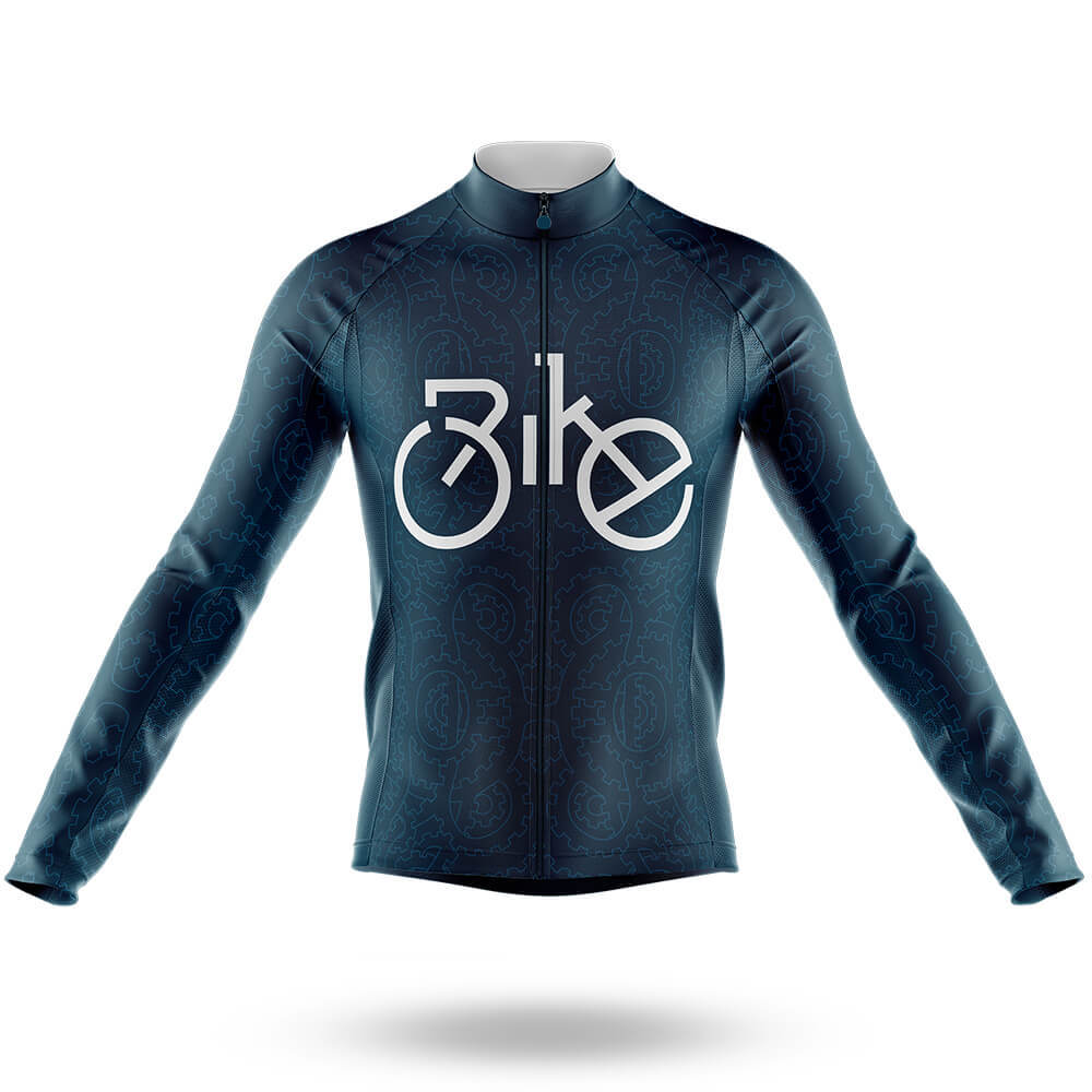 Bike Typo Men's Cycling Jersey Set, Road Bike Cycling Kit for Men, Biking Outfit, Bicycle Suit, Team Racing Uniform
