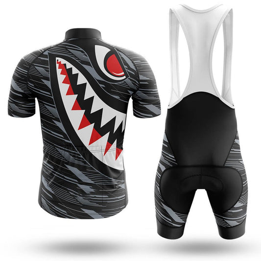 Classic Shark Men's Cycling Jersey Set, Road Bike Cycling Kit for Men, Biking Outfit, Bicycle Suit, Team Racing Uniform