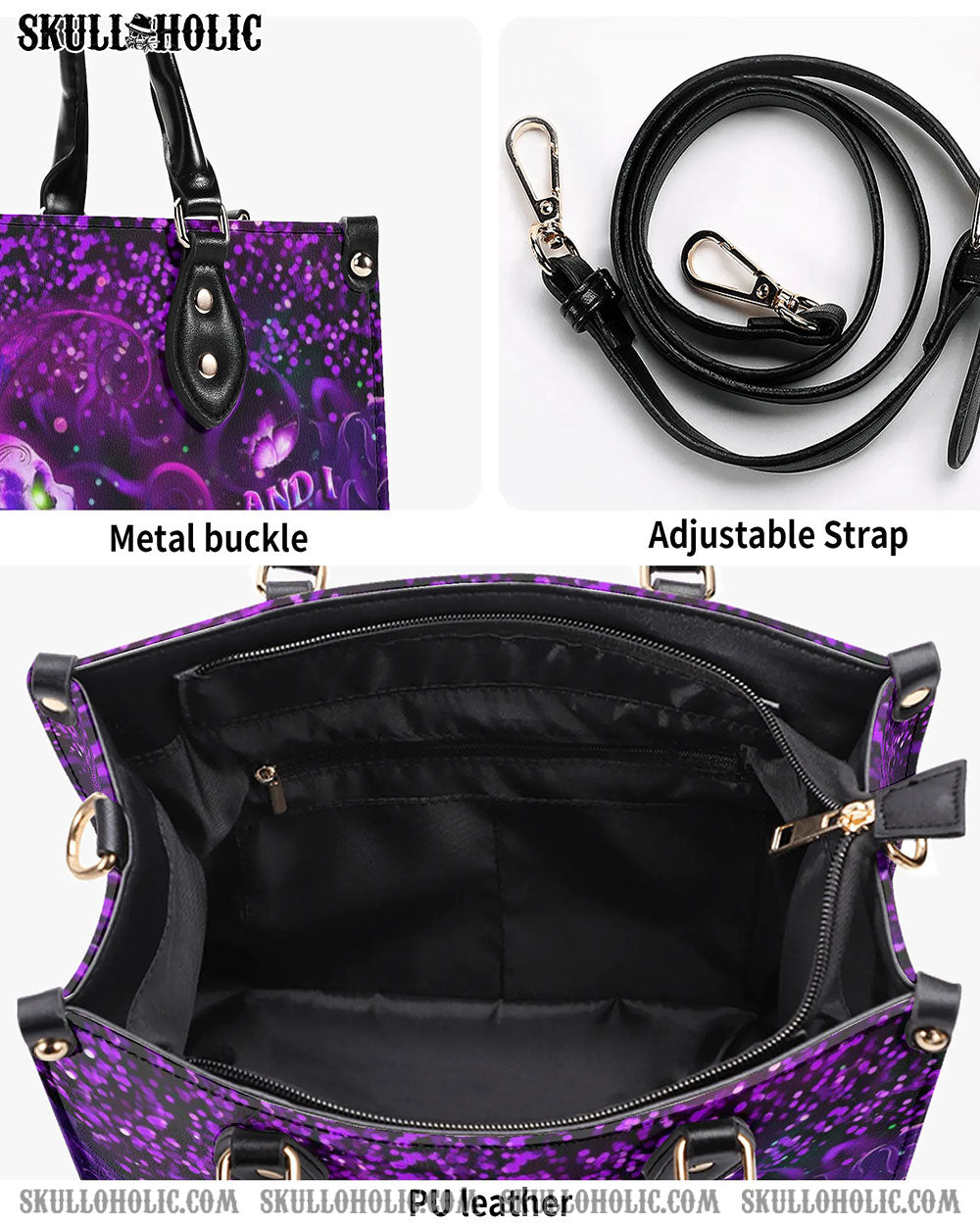 IN MY DEFENSE I WAS LEFT UNSUPERVISED LEATHER HANDBAG - YHLT0606244