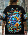 SHE IS SUNSHINE SKULL SUNFLOWER ALL OVER PRINT - YHDU0204252