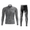 Grey Camo Men's Cycling Jersey Set, Road Bike Cycling Kit for Men, Biking Outfit, Bicycle Suit, Team Racing Uniform