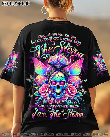 I AM THE STORM MESSY BUN SKULL ALL OVER PRINT - TLTW2803254