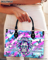 SHE IS SUNSHINE TIE DYE SUGAR SKULL LEATHER HANDBAG - TLTR2407244
