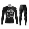 Skull Rider Fueled By Grace Men's Cycling Jersey Set, Road Bike Cycling Kit for Men, Biking Outfit, Bicycle Suit, Team Racing Uniform