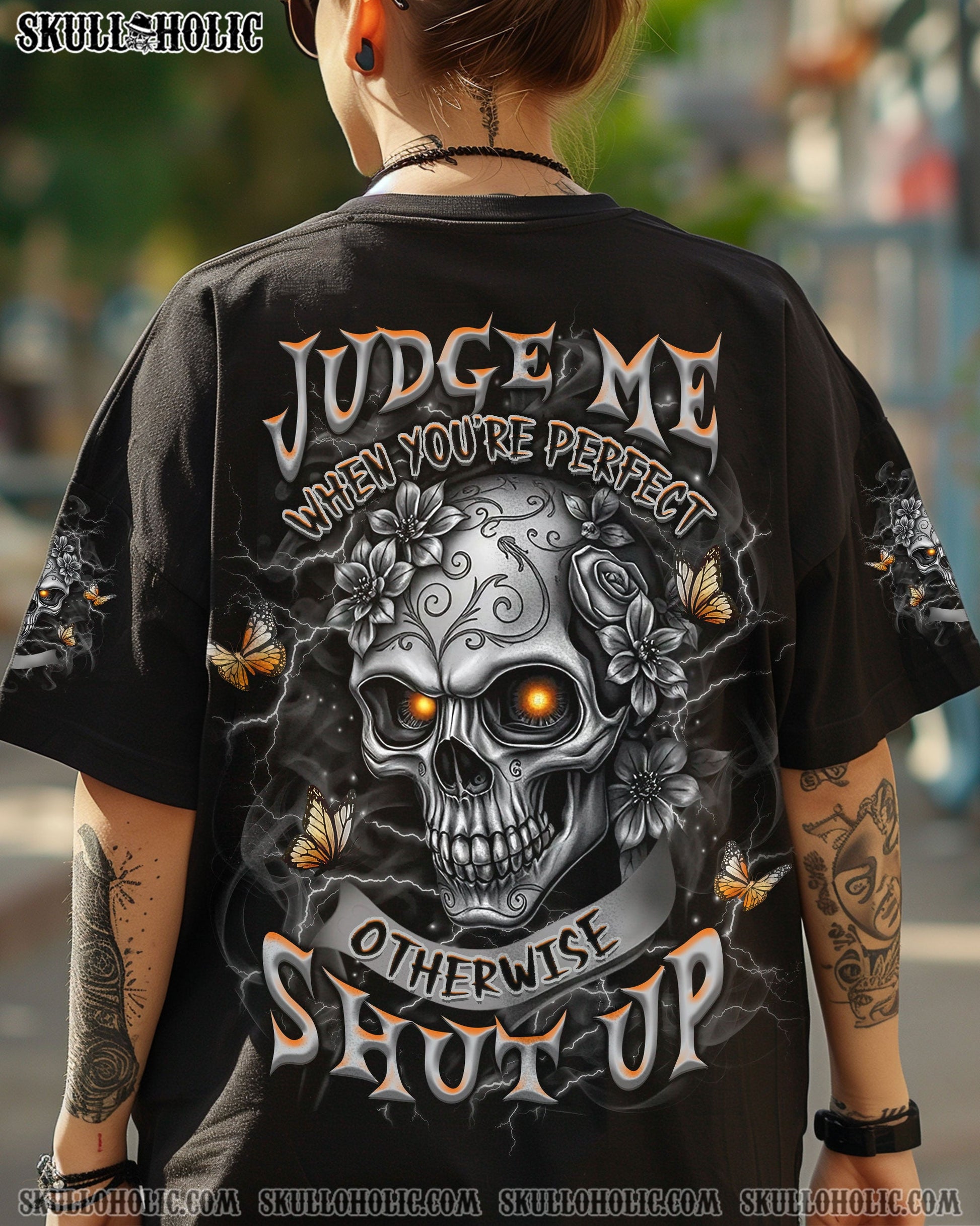 JUDGE ME WHEN SKULL ALL OVER PRINT - YHLT2703253