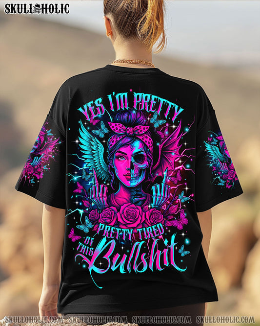 YES I'M PRETTY SKULL ALL OVER PRINT - TLTR1604252