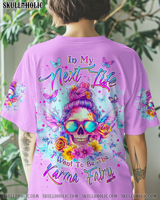 KARMA FAIRY SKULL MESSY BUN ALL OVER PRINT - TLNZ0304251