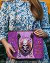WARNING THIS TATTOOED GIRL SKULL LADY LEATHER HANDBAG - TLNO2903244