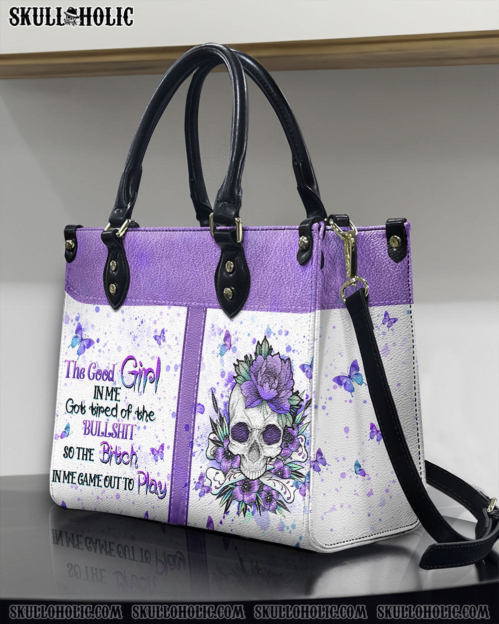 THE GOOD GIRL IN ME LEATHER HANDBAG - YHHN2703241