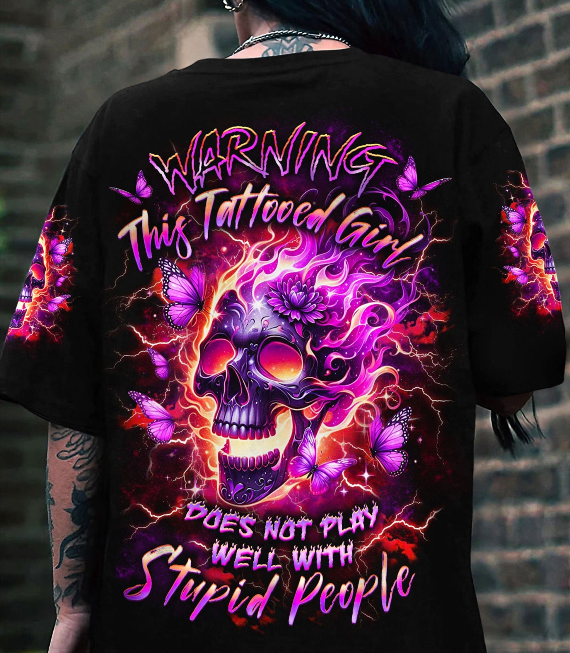 WARNING THIS TATTOOED GIRL ALL OVER PRINT - YHLT1003251