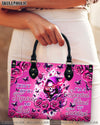 DON'T TRY TO FIGURE ME OUT SKULL REAPER ROSE LEATHER HANDBAG - TLTR3007245