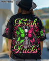FRESH OUT OF F BUTTERFLY SKULL LADY ALL OVER PRINT - TLNO2803253