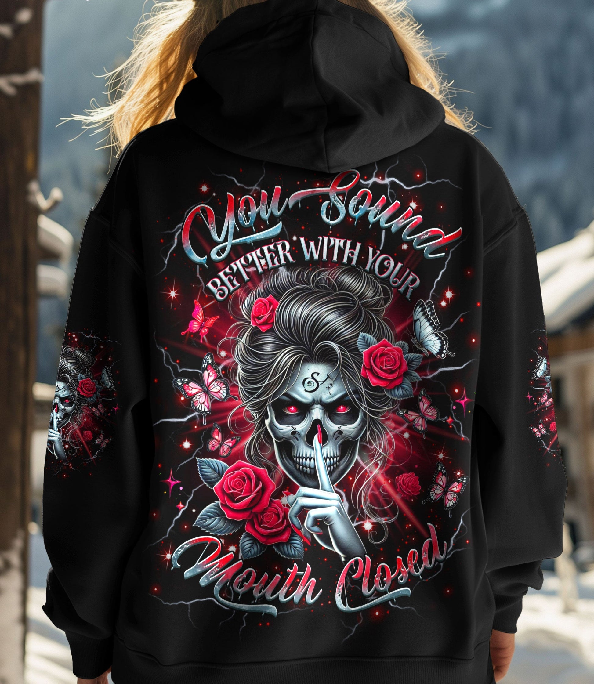 YOU SOUND BETTER WITH YOUR MOUTH CLOSED ALL OVER PRINT - YHHG0503252