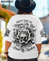 DON'T TRY TO FIGURE ME OUT SKULL ROSE  ALL OVER PRINT   - TLNZ2803253