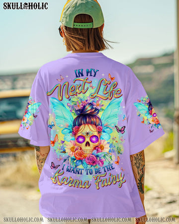 KARMA FAIRY SKULL MESSY BUN ALL OVER PRINT - TLTR0404252