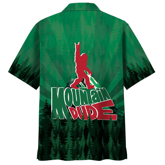 Mountain Bigfoot Tree Hawaiian Shirt