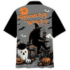 Bigfoot Halloween Town Squatchy Witchy Hawaiian Shirt