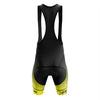 BigCrowns | Custom Name Yellow Cycling Team Jersey and Bibs