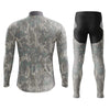 Camo Leaf Men's Cycling Jersey Set, Road Bike Cycling Kit for Men, Biking Outfit, Bicycle Suit, Team Racing Uniform
