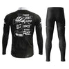 Skull Rider Fueled By Grace Men's Cycling Jersey Set, Road Bike Cycling Kit for Men, Biking Outfit, Bicycle Suit, Team Racing Uniform
