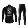 Christ Is My Identity Men's Cycling Jersey Set, Road Bike Cycling Kit for Men, Biking Outfit, Bicycle Suit, Team Racing Uniform