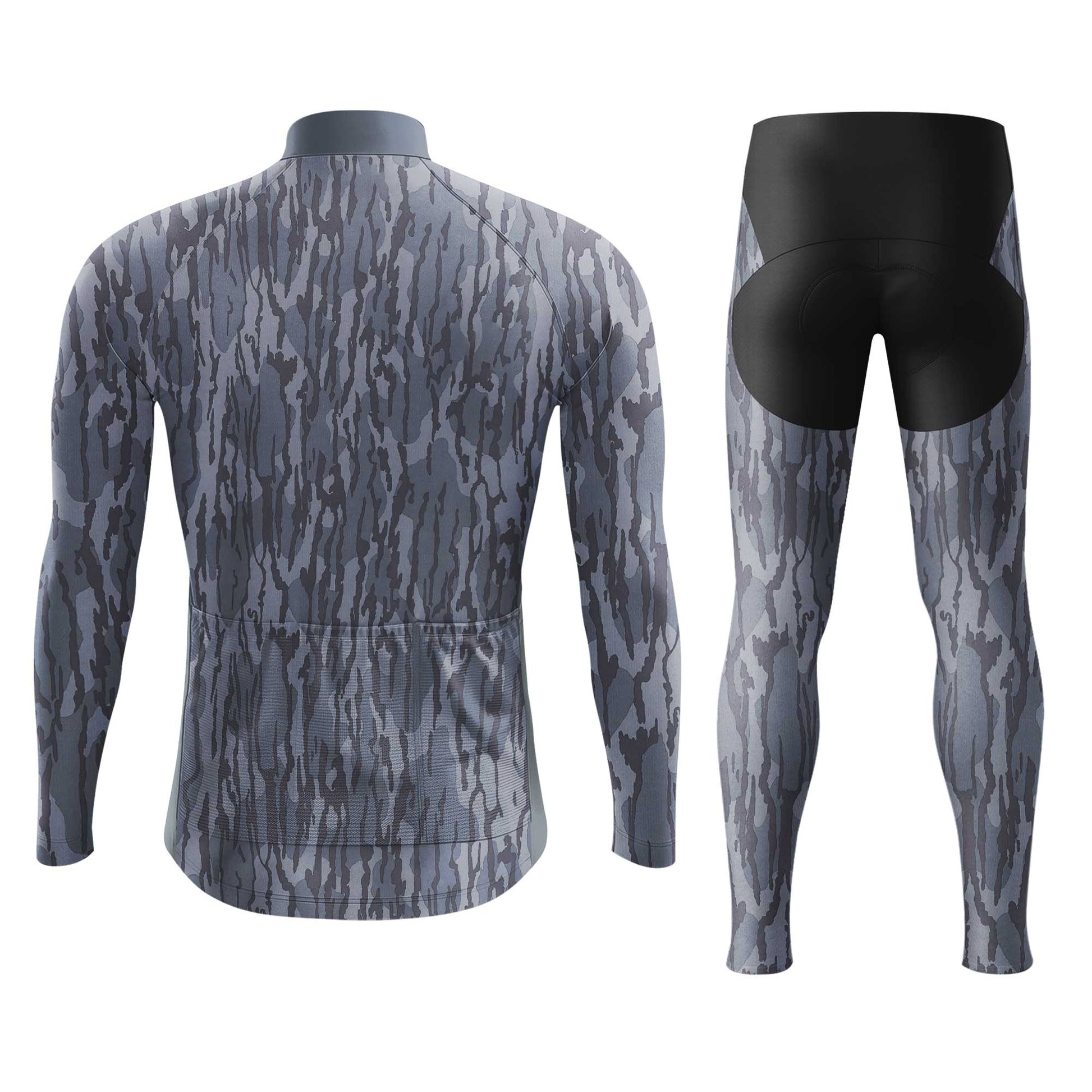 Navy Camo Men's Cycling Jersey Set, Road Bike Cycling Kit for Men, Biking Outfit, Bicycle Suit, Team Racing Uniform