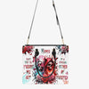 DON'T TRY TO FIGURE ME OUT SKULL LEATHER HANDBAG - TLPQ2503243