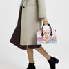 Bigcrowns SANDY TOES SUNKISSED NOSE FLAMINGO LEATHER HANDBAG YHDU2703245