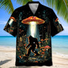 Mushroom Bigfoot Night Hawaiian Shirt