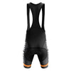 BigCrowns | Custom Name Orange Cycling Team Jersey and Bibs