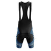BigCrowns | Custom Name Blue Cycling Team Jersey and Bibs