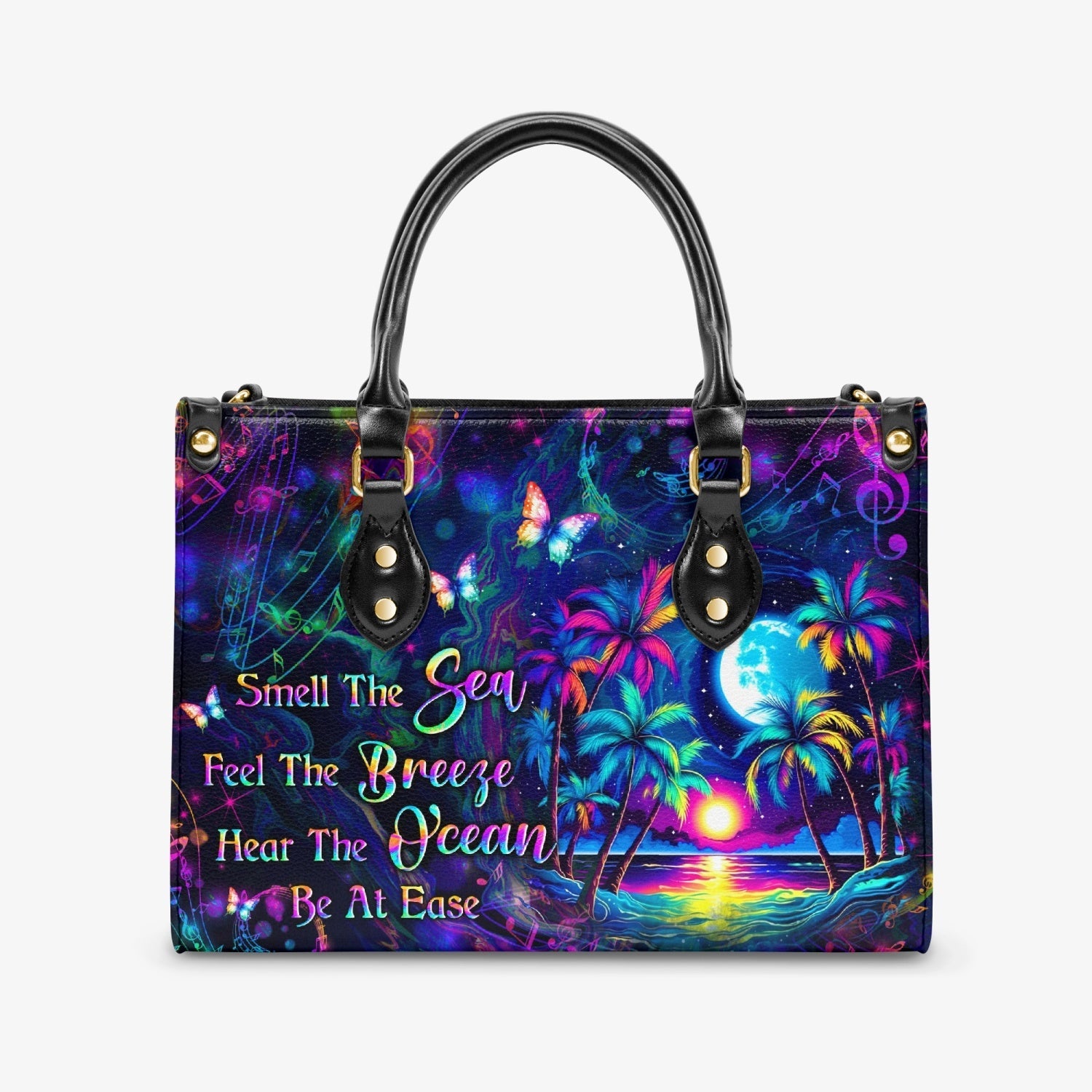 Bigcrowns SMELL THE SEA FEEL THE BREEZE STARFISH LEATHER HANDBAG N2703241