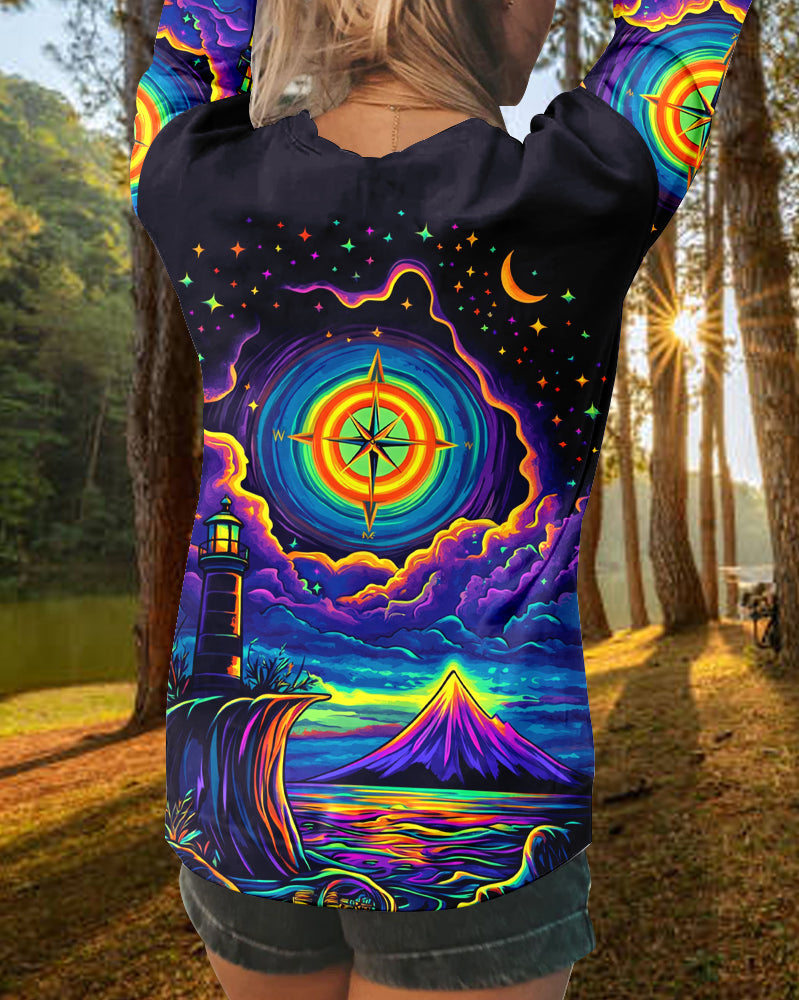 Always Take The Scenic Route All Over Print Shirt
