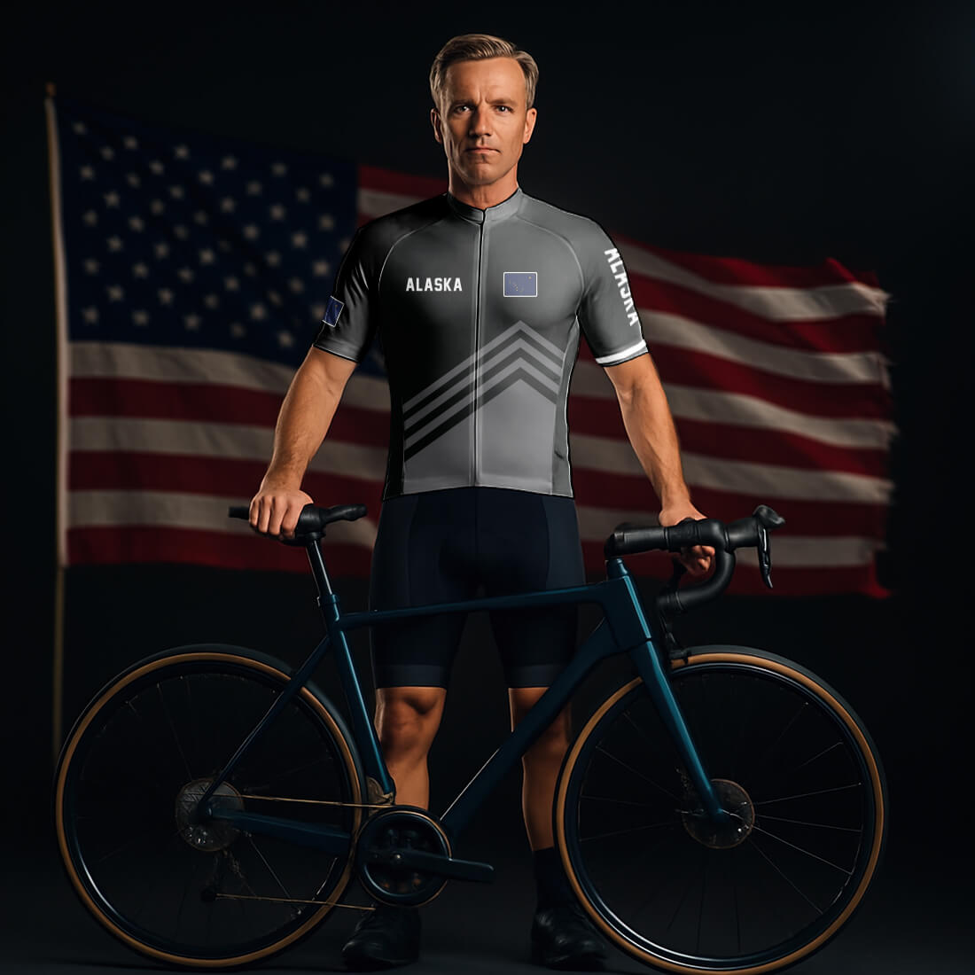 Alaska Cycling Jersey for Men