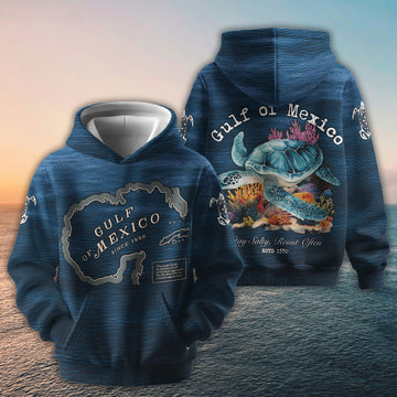 Gluf Of Mexico All Over Printed